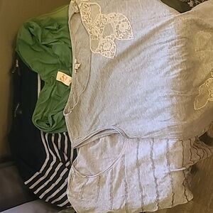 Lot of 4 shirts Anthropologie medium